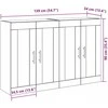 Sieniniai baldai 2 vnt. Senovinis medis 69,5 x 34 x 90 cm