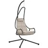 Kabantis kiaušinis Taupe 94 x 107 x 196,5 cm Plienas