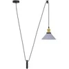 Pakabinamas šviestuvas Pakabinamas lempos, aukštis reguliuojamas, E27, Ø 22cm, metalas