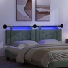 Pakabinamas lovos galvūgalis Su LED šviesa Jūrinė žalia Aksomas