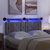 Pakabinamas lovos galvūgalis Su LED šviesa Tamsiai pilka