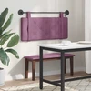 Pakabinamas lovos galvūgalis Su LED šviesa Violetinė Aksomas