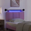 Pakabinamas lovos galvūgalis Su LED šviesa Rožinė Audinys
