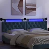 Pakabinamas lovos galvūgalis Su LED šviesa Mėlyna Aksomas
