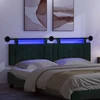 Pakabinamas lovos galvūgalis Su LED šviesa Tamsiai žalia
