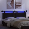 Pakabinamas lovos galvūgalis Su LED šviesa Juoda Audinys