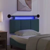 Pakabinamas lovos galvūgalis Su LED šviesa Tamsiai žalia