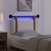 Pakabinamas lovos galvūgalis Su LED šviesa Kreminė Antikinis PU