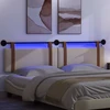 Pakabinamas lovos galvūgalis Su LED šviesa Kreminė Antikinis PU