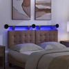 Pakabinamas lovos galvūgalis Su LED šviesa Kapučino