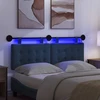 Pakabinamas lovos galvūgalis Su LED šviesa Mėlyna Audinys