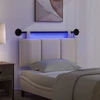 Pakabinamas lovos galvūgalis Su LED šviesa Kreminė Audinys