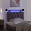 Pakabinamas lovos galvūgalis Su LED šviesa Tamsiai rudas