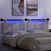 Pakabinamas lovos galvūgalis Su LED šviesa Debesų pilka Audinys