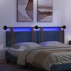 Pakabinamas lovos galvūgalis Su LED šviesa Mėlyna Antikinis PU