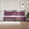 Pakabinamas lovos galvūgalis Su LED šviesa Violetinė Aksomas