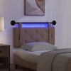 Pakabinamas lovos galvūgalis Su LED šviesa Kapučino