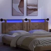 Pakabinamas lovos galvūgalis Su LED šviesa Kapučino