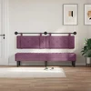 Pakabinamas lovos galvūgalis Su LED šviesa Violetinė Aksomas