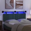 Pakabinamas lovos galvūgalis Su LED šviesa Tamsiai žalia