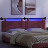 Pakabinamas lovos galvūgalis Su LED šviesa Vyno raudona Audinys