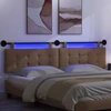Pakabinamas lovos galvūgalis Su LED šviesa Kapučino