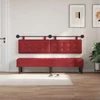 Pakabinamas lovos galvūgalis Vyno raudona Dirbtinė oda