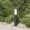 Pakabinamas šviestuvas Apsauginis šviestuvas su lizdu, 50 cm, nerūdijantis plienas, IP44