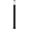 Pakabinamas šviestuvas Apsauginis šviestuvas su jutikliu ir lizdu, 110 cm, juodas, IP44