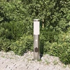 Pakabinamas šviestuvas Apsauginis šviestuvas su jutikliu ir lizdu, 50 cm, nerūdijantis plienas, IP44