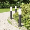 Pakabinamas šviestuvas Apšvietimo stulpeliai su jutikliu ir lizdu, 3 vnt., 50 cm, nerūdijantis plienas, IP44