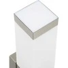 Sieninis šviestuvas Lauko sieninė lemputė Sidabro 10.5 x 6 x 33 cm