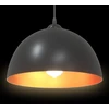 Pakabinamas šviestuvas Pakabinami šviestuvai, 2 vnt., reguliuojamo aukščio, E27, juodi, Ø 30 cm, metaliniai