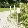 Pakabinamas šviestuvas Šviestuvai su jutikliu, 3 vnt., 50 cm, nerūdijantis plienas, IP44