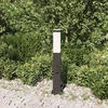 Pakabinamas šviestuvas Šviestuvas su stulpeliu, 50 cm, juodas, IP44