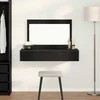 Makiažo stalas Juoda 100 x 40 x 70 cm Apdirbta mediena