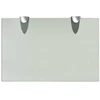 Pakabinamos lentynos, 2vnt., 30x20cm, stiklas, 8mm (243794x2)