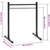 Dip stotis 2 vnt. Juoda 55 x 90 x 104.5 cm