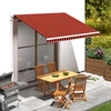 Markizės pakaitinis audinys Oranžinė ir ruda 350 x 250 cm