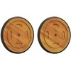Erdvės ratukai su ratu 2 pcs Ruda 20.5 x 20.5 x 2 cm