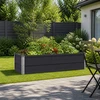 Pakelta sodo lova Antracito 100 x 40 x 24 cm