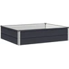 Pakelta sodo lova Antracito 100 x 80 x 24 cm