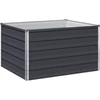 Pakelta sodo lova Antracito 100 x 80 x 55 cm