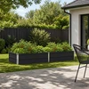 Pakelta sodo lova Antracito 160 x 80 x 24 cm
