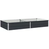 Pakelta sodo lova Antracito 160 x 80 x 24 cm
