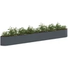 Pakelta sodo lova Antracito 380 x 40 x 40 cm Plienas