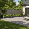 Pakelta sodo lova Antracito 480 x 80 x 24 cm
