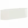Pakelta sodo lova Balta 140 x 40 x 40 cm Plienas