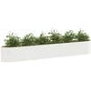 Pakelta sodo lova Balta 300 x 40 x 40 cm Plienas