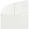 Pakelta sodo lova Balta 300 x 40 x 40 cm Plienas